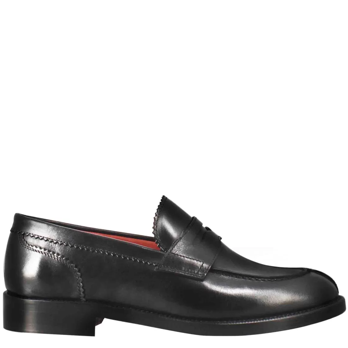 Best Leonardo Shoes Mocassino Da Donna Con Bocca Di Leone In Pelle Nero