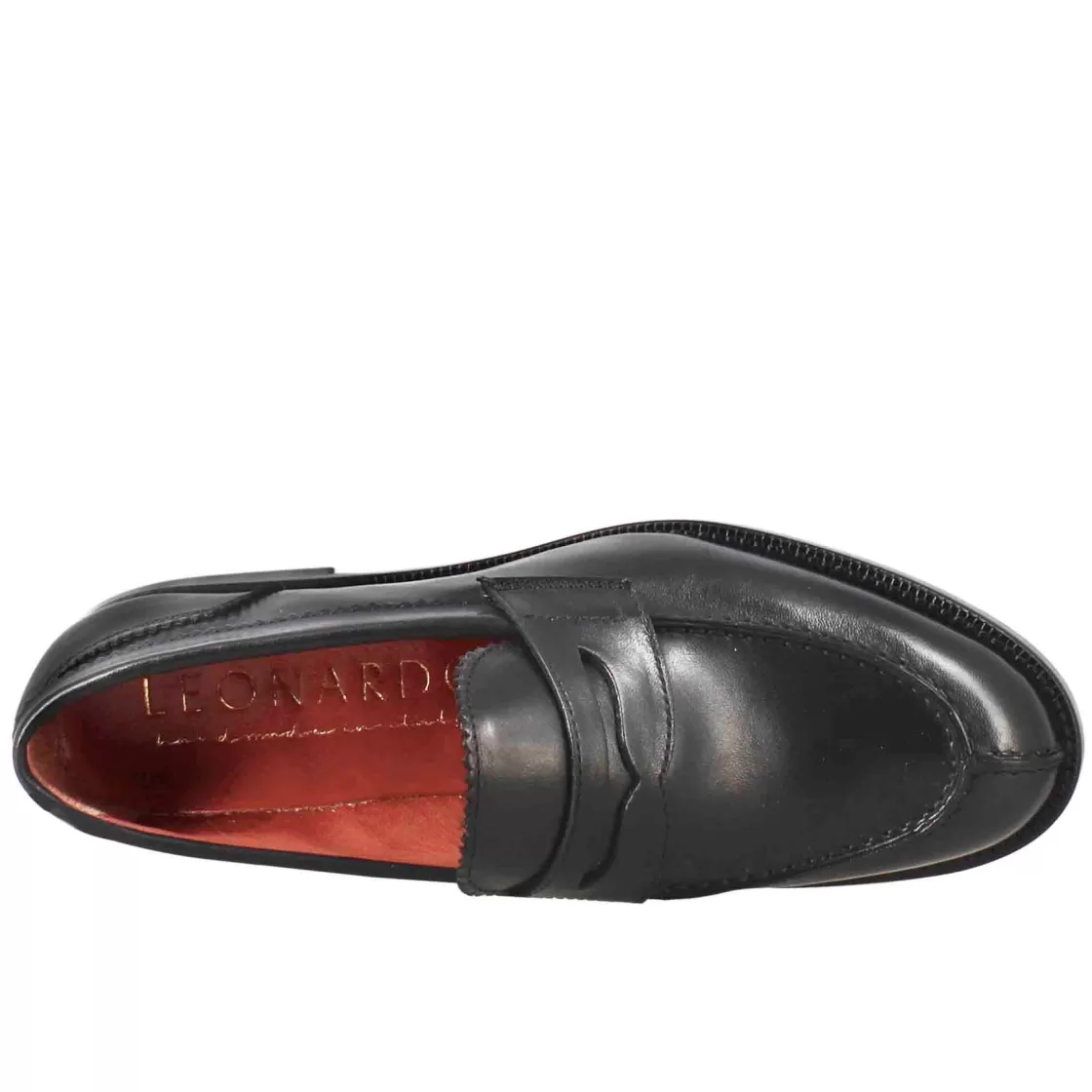 Best Leonardo Shoes Mocassino Da Donna Con Bocca Di Leone In Pelle Nero