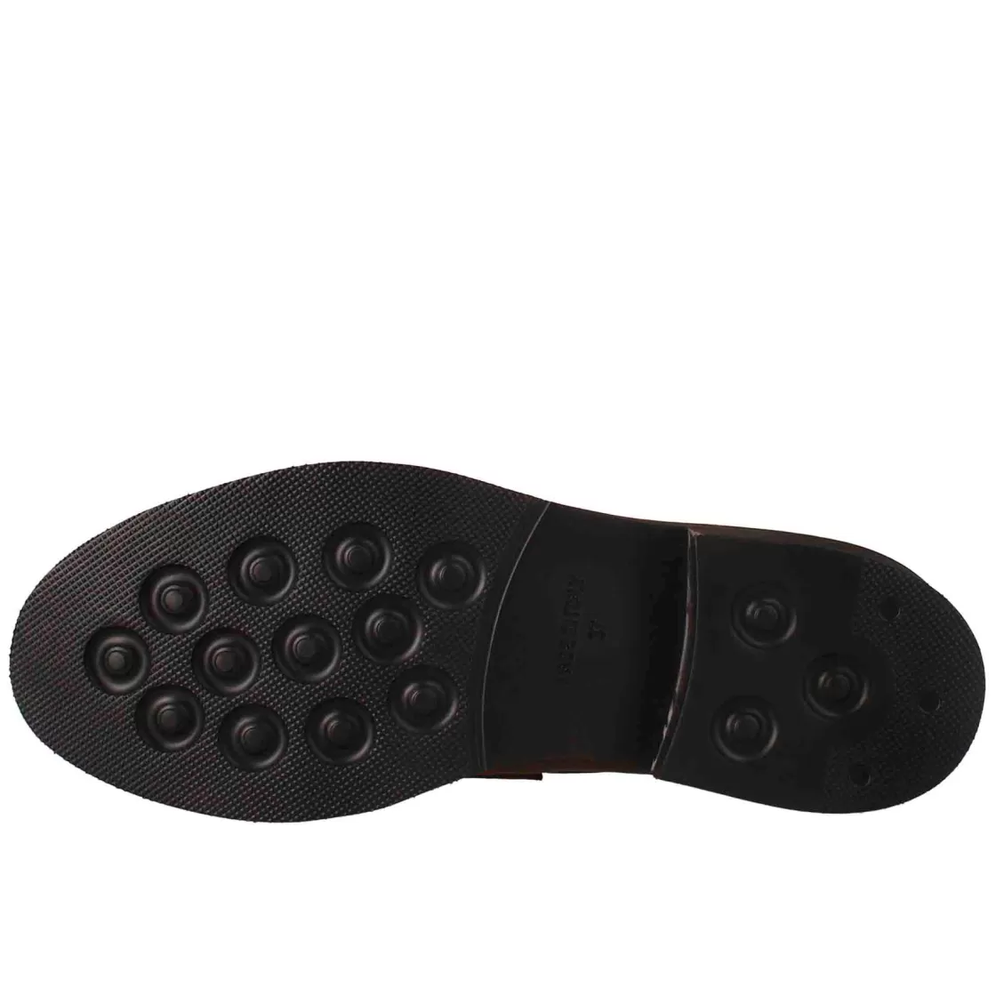 Cheap Leonardo Shoes Mocassino Da Donna Paupa In Pelle Lavata Colore Cuoio Scuro Marrone