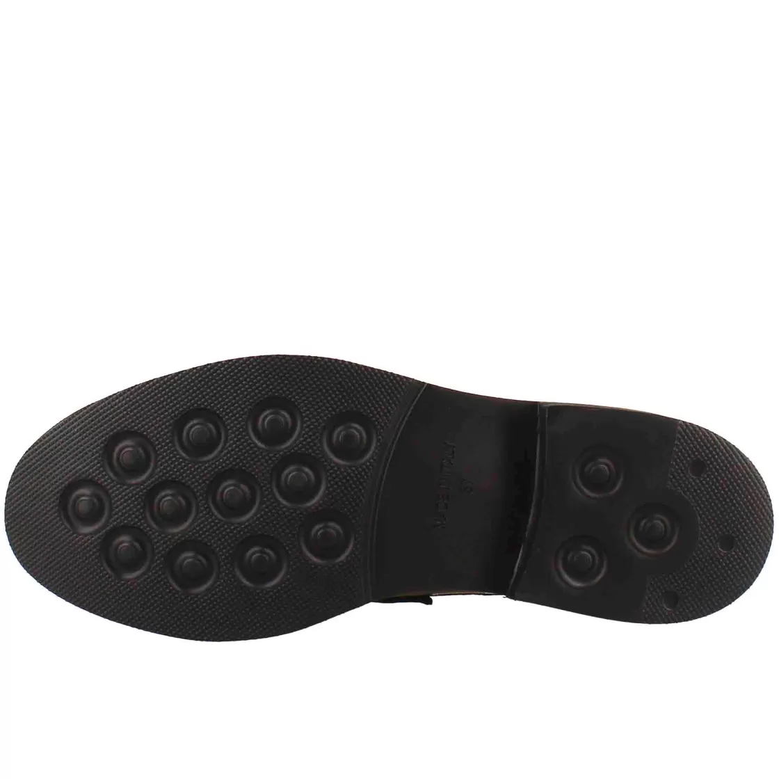 Fashion Leonardo Shoes Mocassino Da Donna Paupa In Pelle Lavata Colore Nero