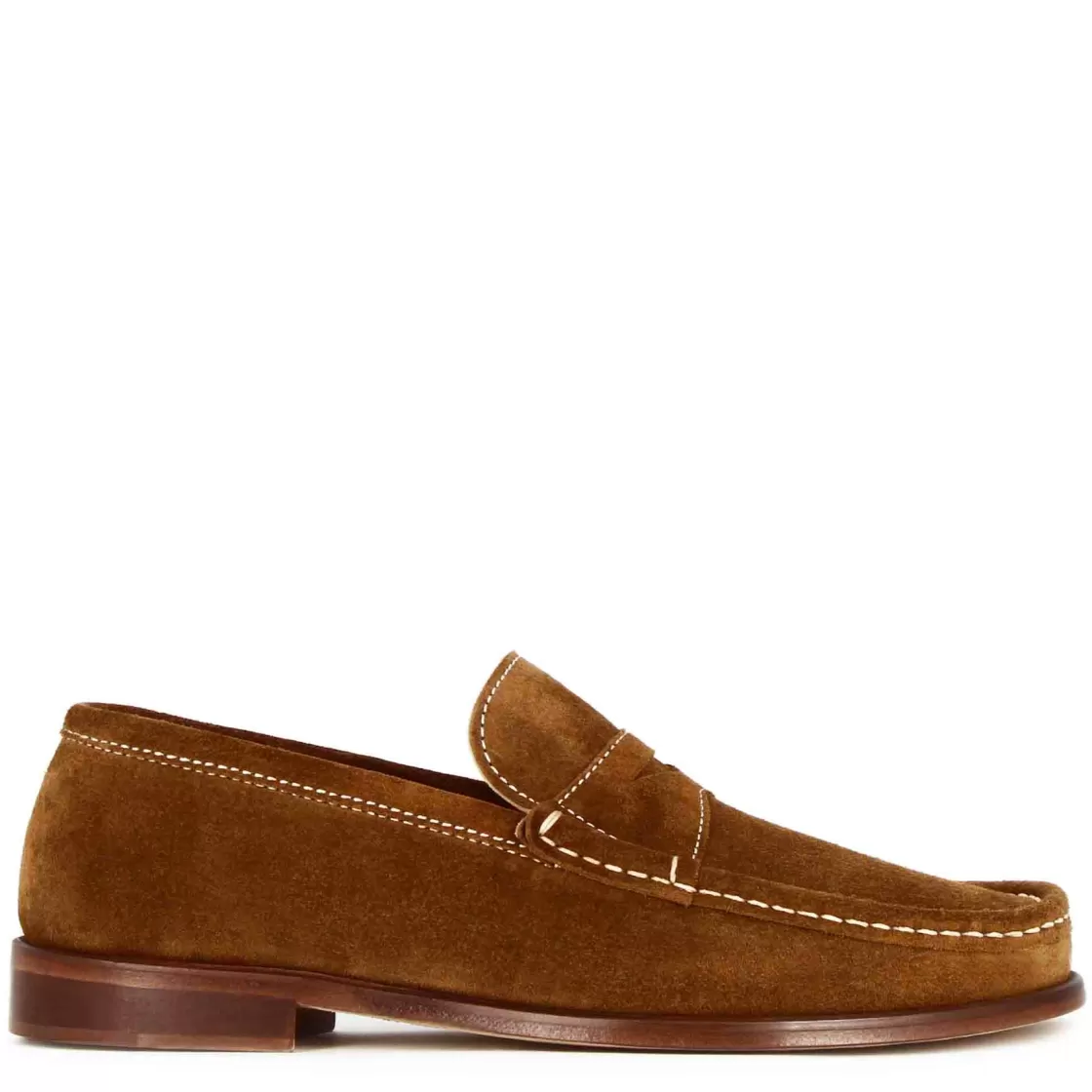 Fashion Leonardo Shoes Mocassino Da Uomo In Camoscio Colore Fatto A Mano Marrone Chiaro