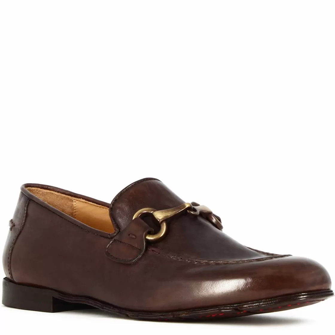 Best Leonardo Shoes Mocassino Da Uomo In Pelle Colore Con Morsetto Marrone Scuro