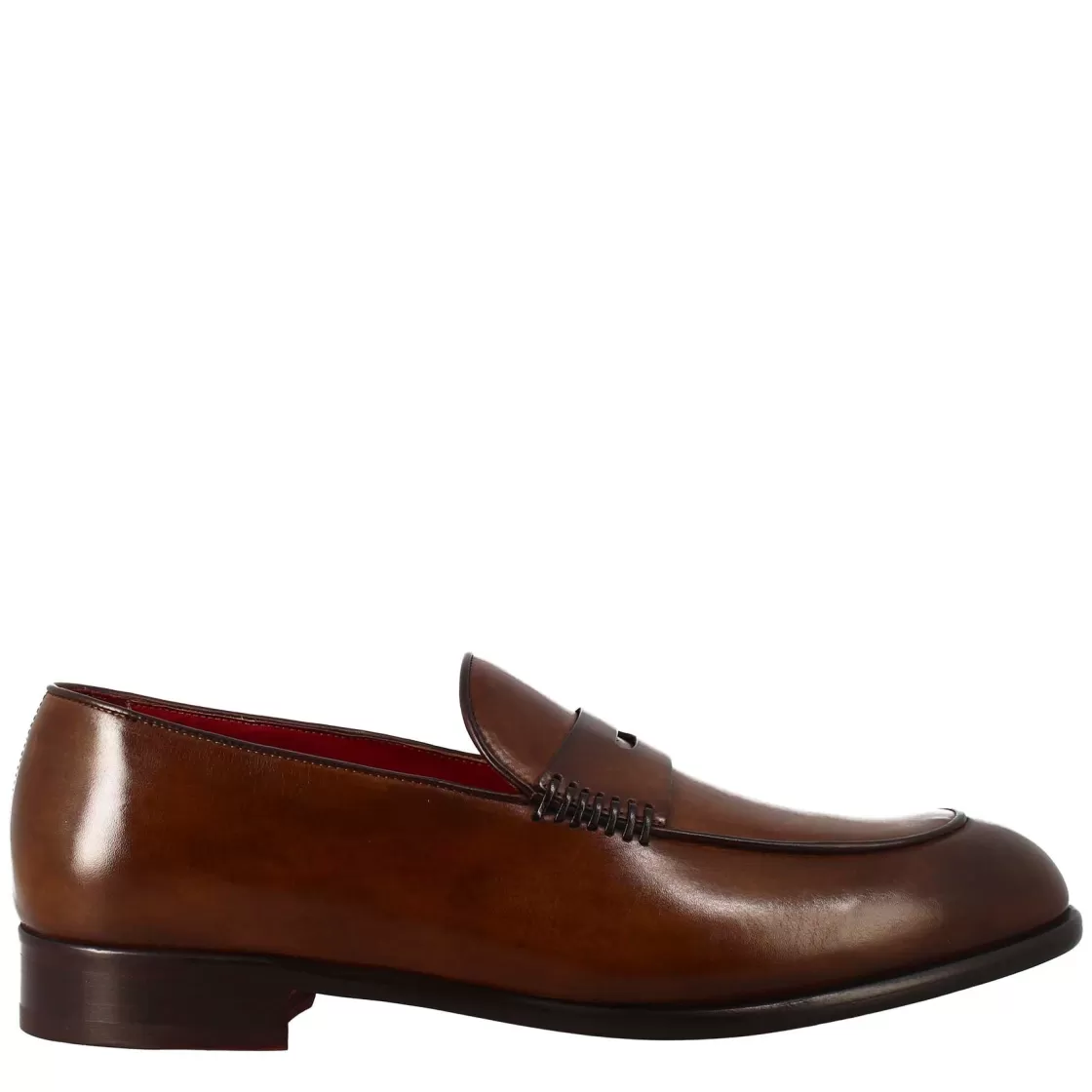 Best Leonardo Shoes Mocassino E Moro Da Uomo In Pelle Fiore Marrone