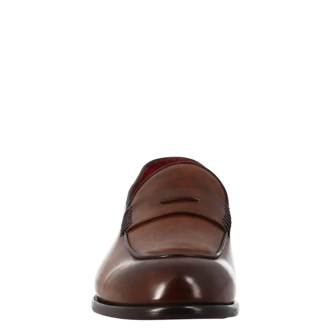 Best Leonardo Shoes Mocassino E Moro Da Uomo In Pelle Fiore Marrone
