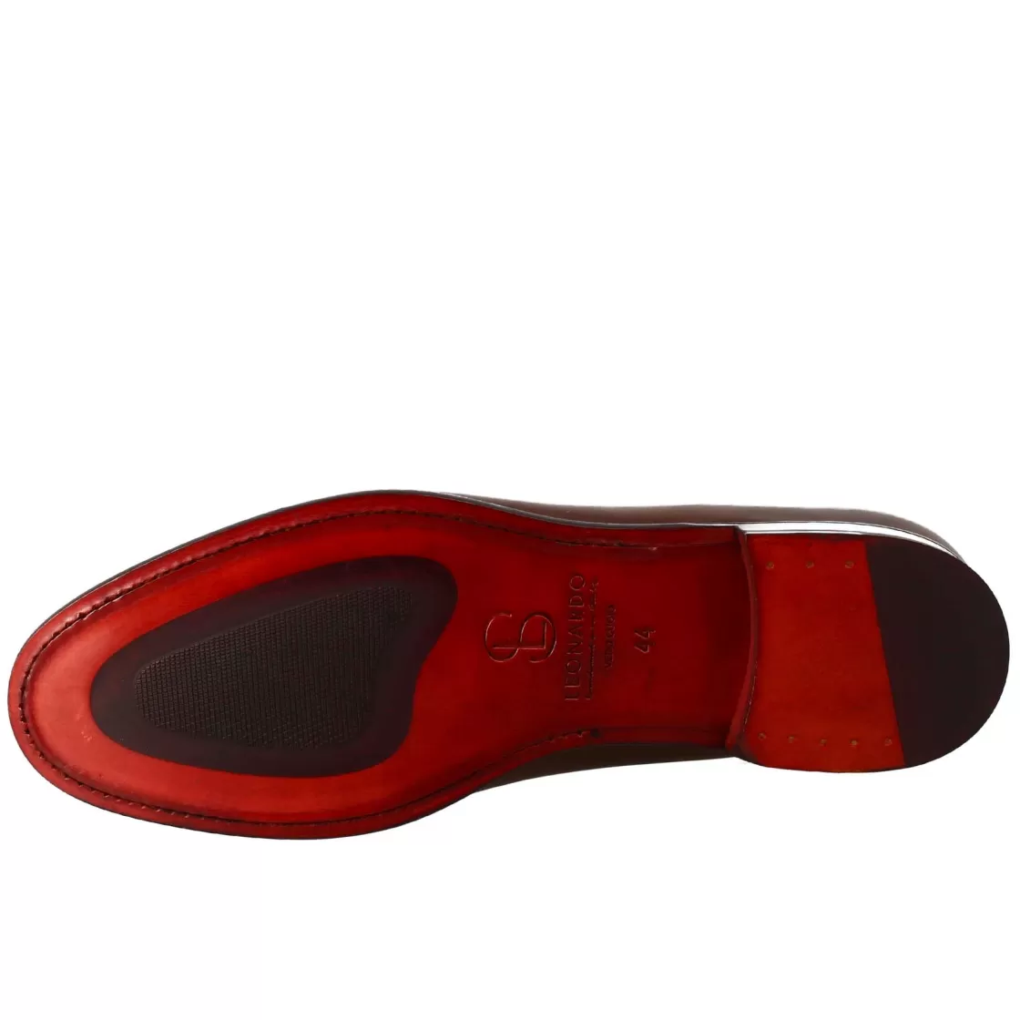 Best Leonardo Shoes Mocassino E Moro Da Uomo In Pelle Fiore Marrone