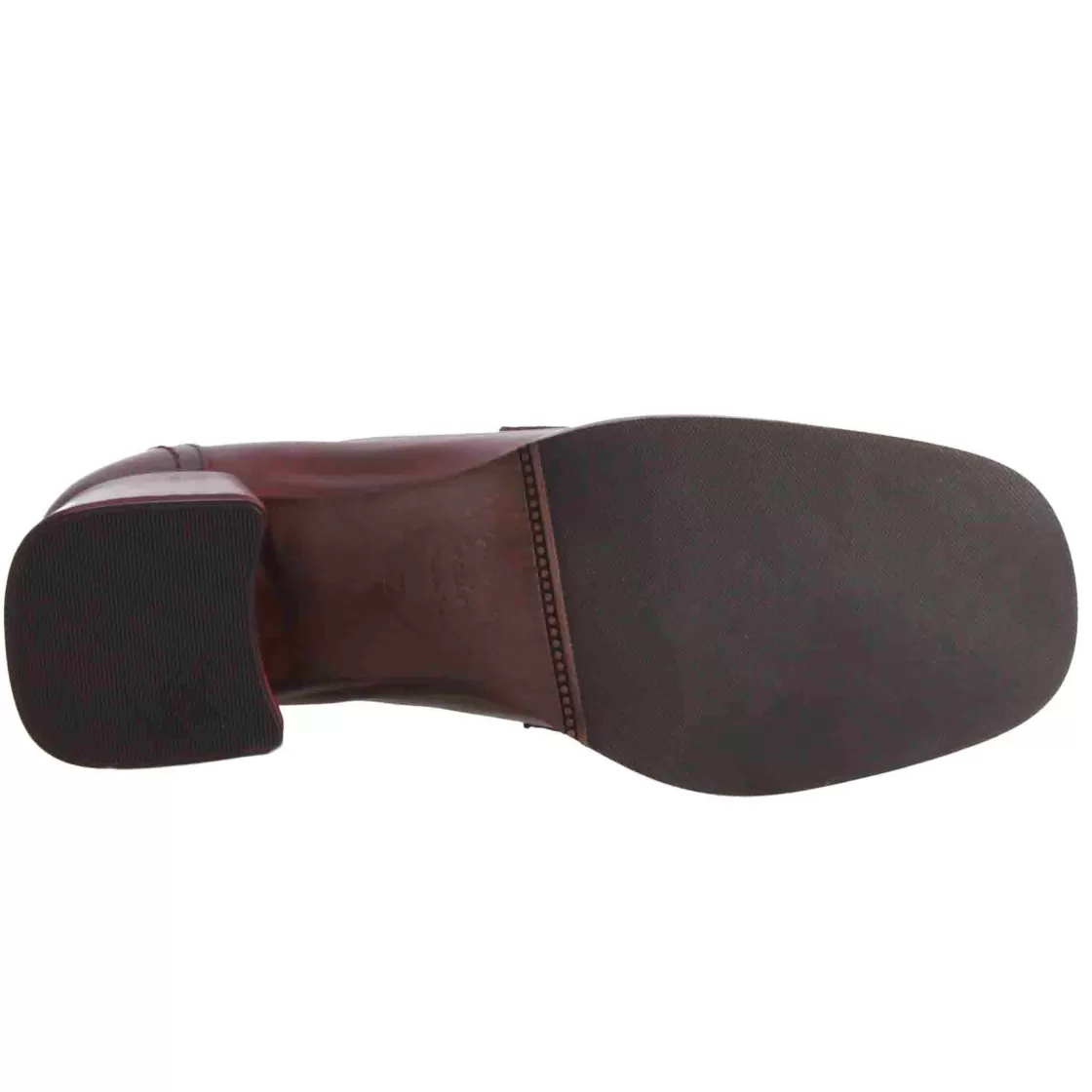 Discount Leonardo Shoes Mocassino Tacco Alto Da Donna In Pelle Colore Bordeaux