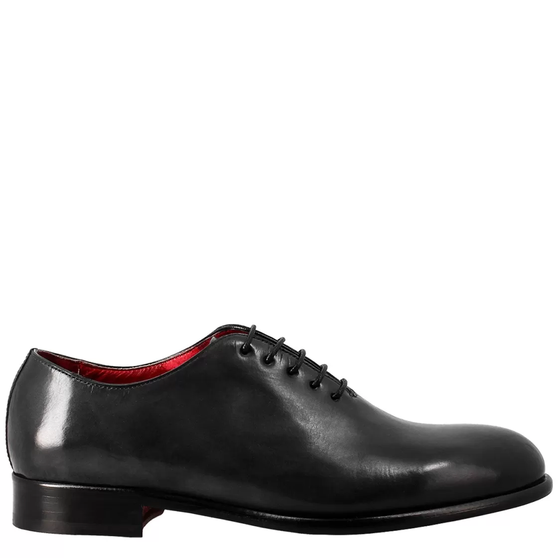 Shop Leonardo Shoes Oxford Wholecut Elegante Da Uomo In Pelle E Fodera Rossa Blu