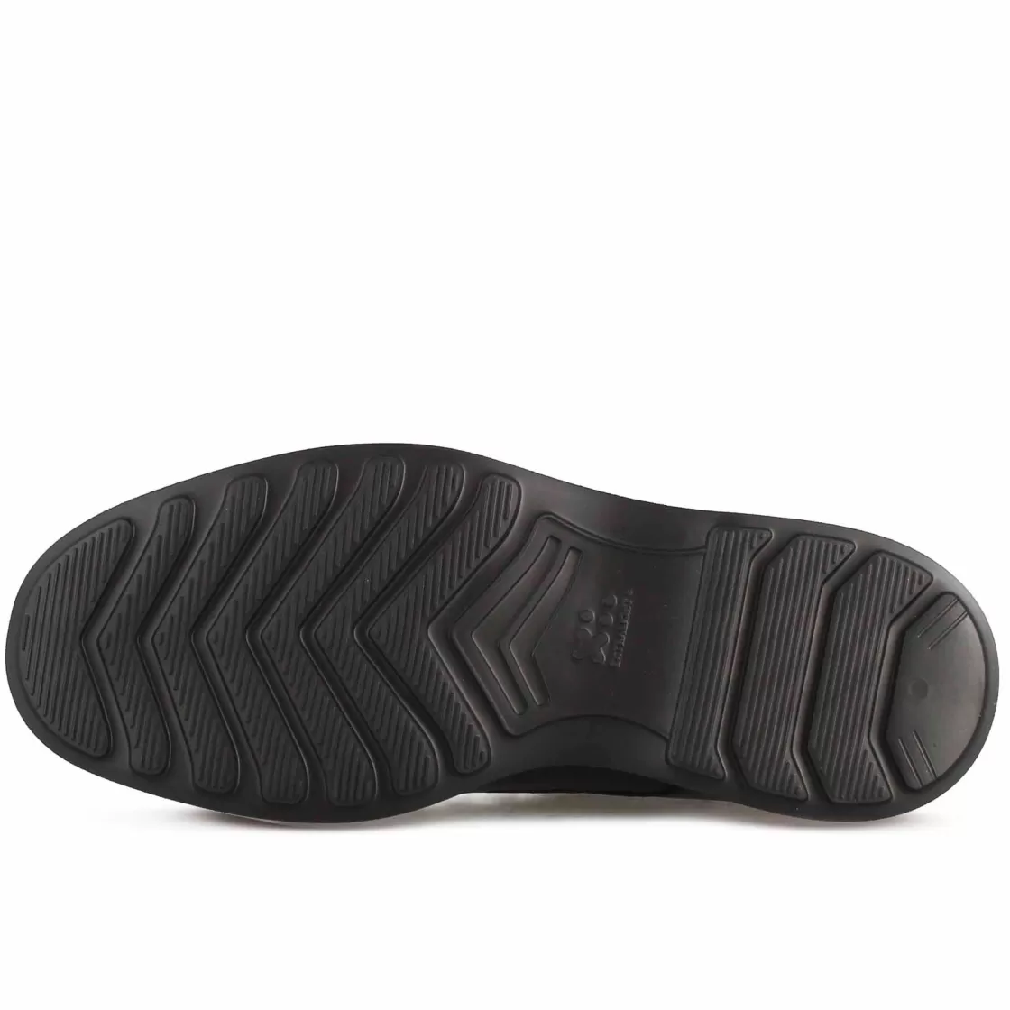 Fashion Leonardo Shoes Polacchino Allacciato Da Uomo In Pelle Martellata Nera E Suola In Vibram Nero