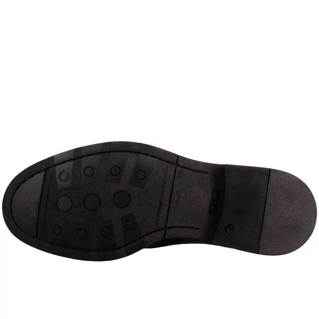 Outlet Leonardo Shoes Polacchino Liscio Da Uomo In Pelle Pieno Fiore Colore Nero