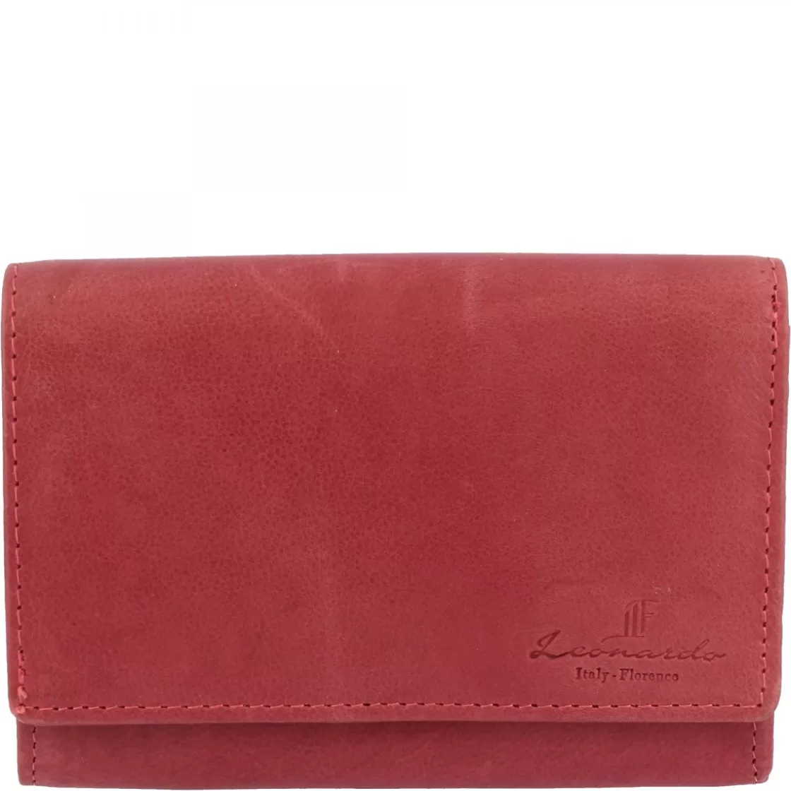 Best Sale Leonardo Shoes Portafoglio Donna Sauvage Pelle Di Vitello Porta Tessere Banconote Monete Arancione