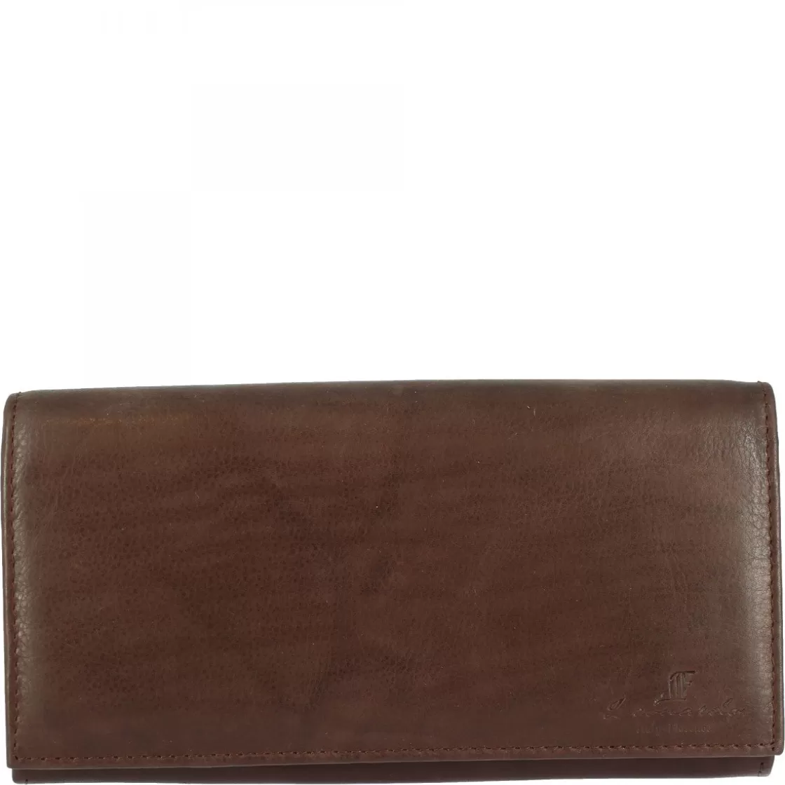 Outlet Leonardo Shoes Portafoglio Donna Sauvage Pelle Di Vitello Fatto A Mano Porta Tessere Tasche Banconote Nero