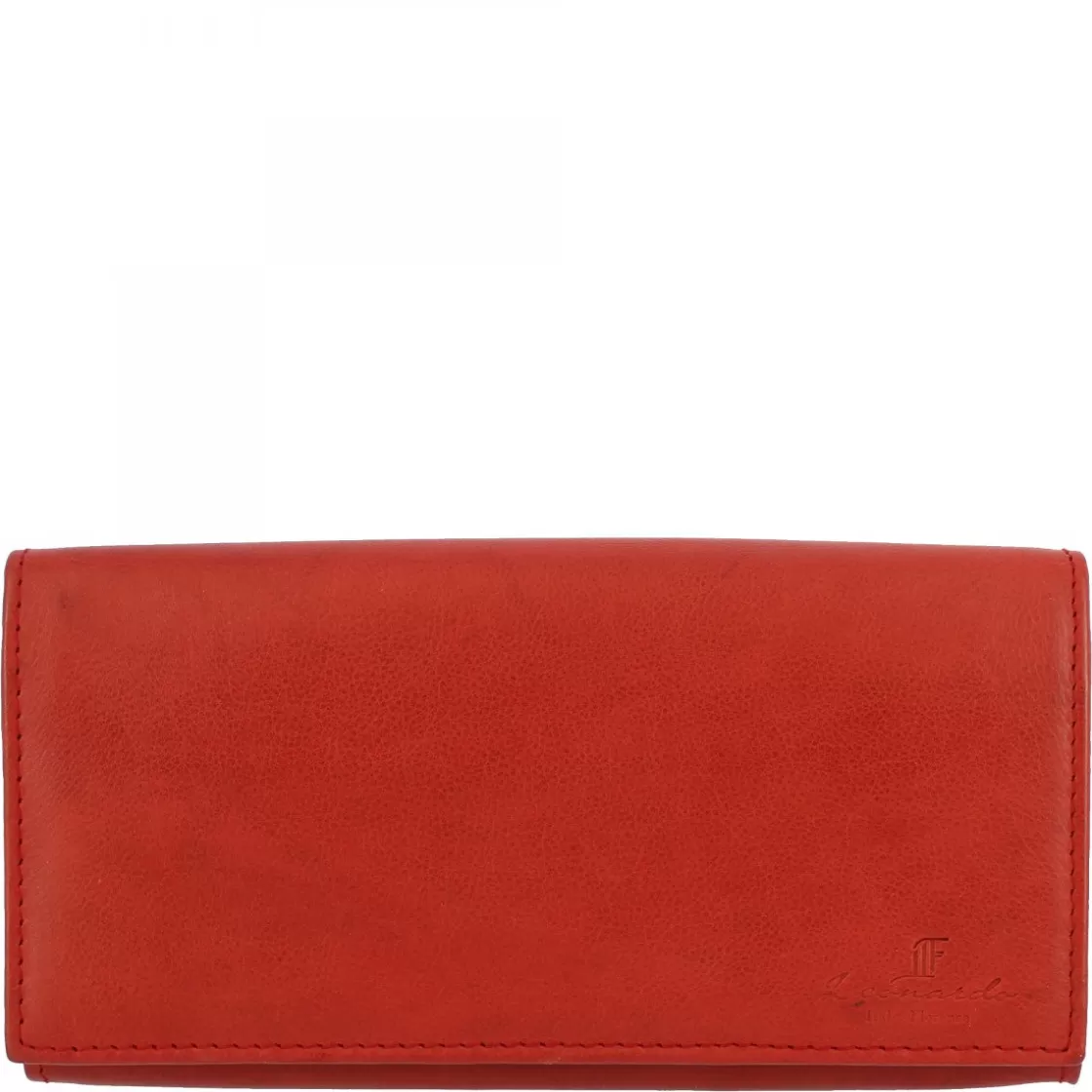 Outlet Leonardo Shoes Portafoglio Donna Sauvage Pelle Di Vitello Fatto A Mano Porta Tessere Tasche Banconote Nero