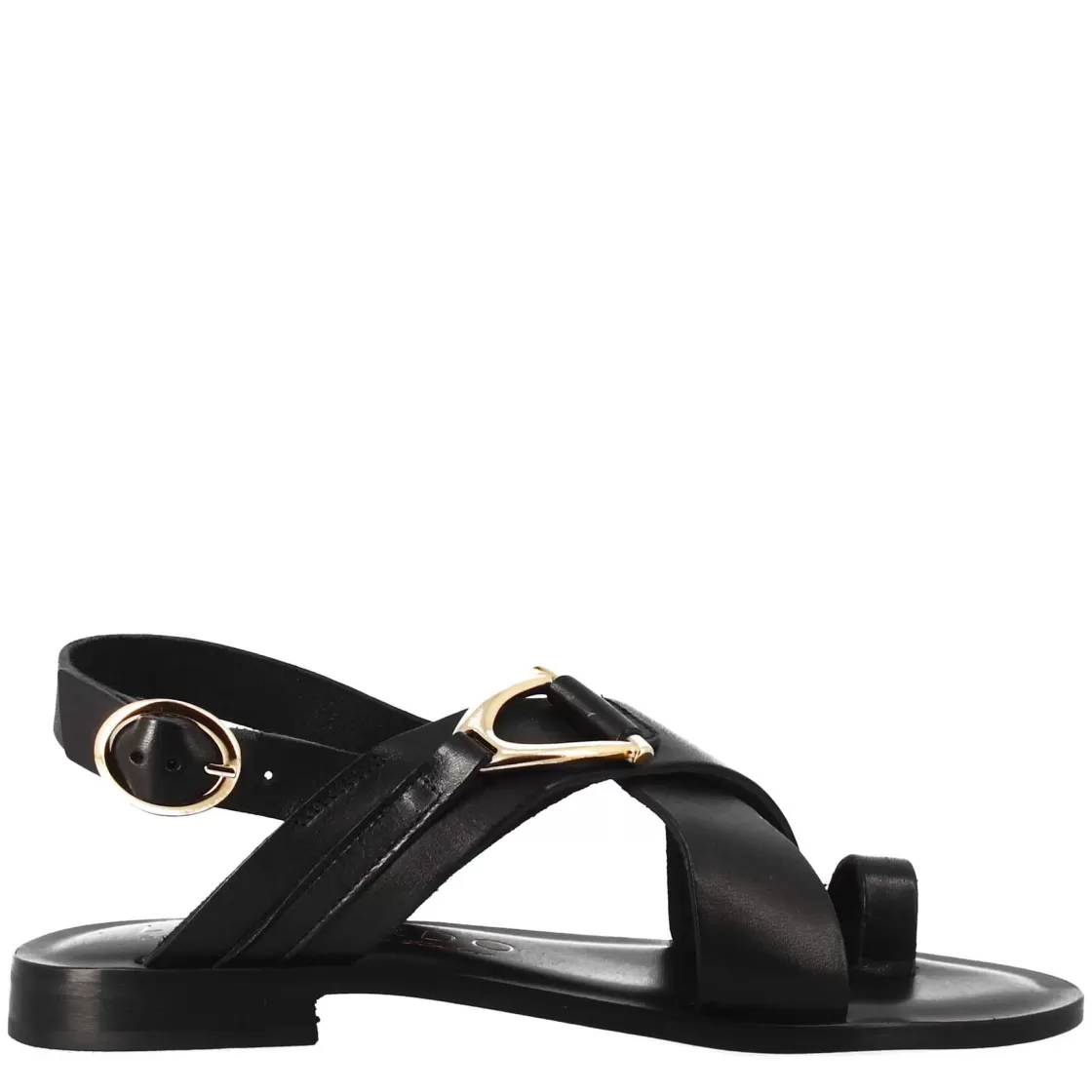 Best Leonardo Shoes Sandali Donna Infradito In Pelle Color Nero