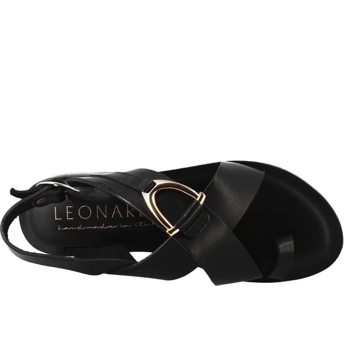 Best Leonardo Shoes Sandali Donna Infradito In Pelle Color Nero