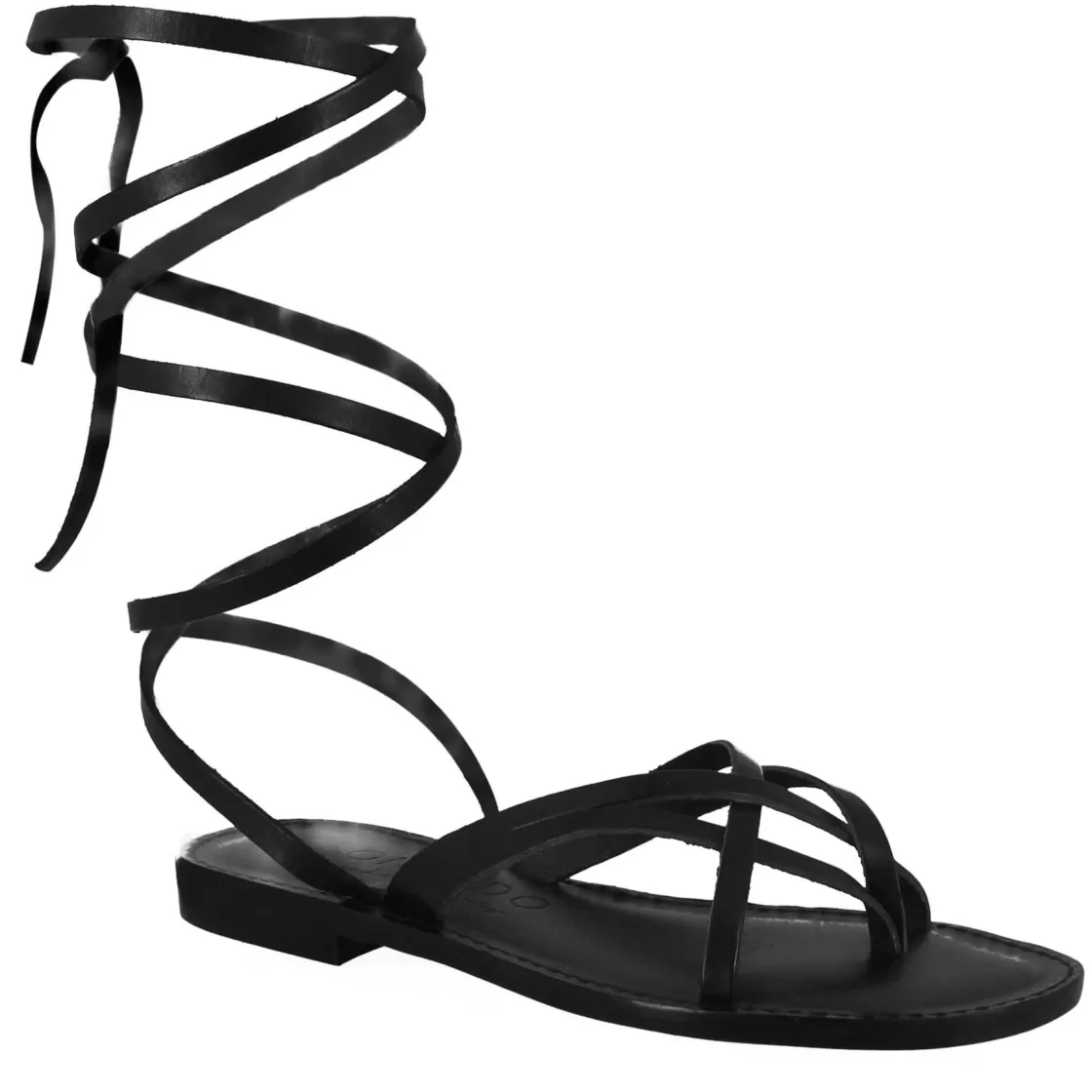 Flash Sale Leonardo Shoes Sandali Eclipse Da Donna Stile Romano Antico In Pelle Colore Nero