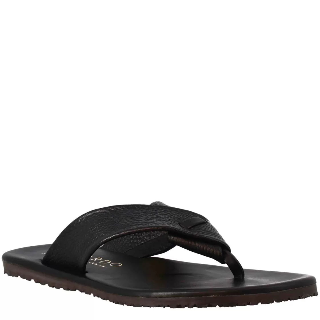 Clearance Leonardo Shoes Sandali Infradito A Ciabatta Da Uomo Fatti A Mano In Pelle Nera Nero