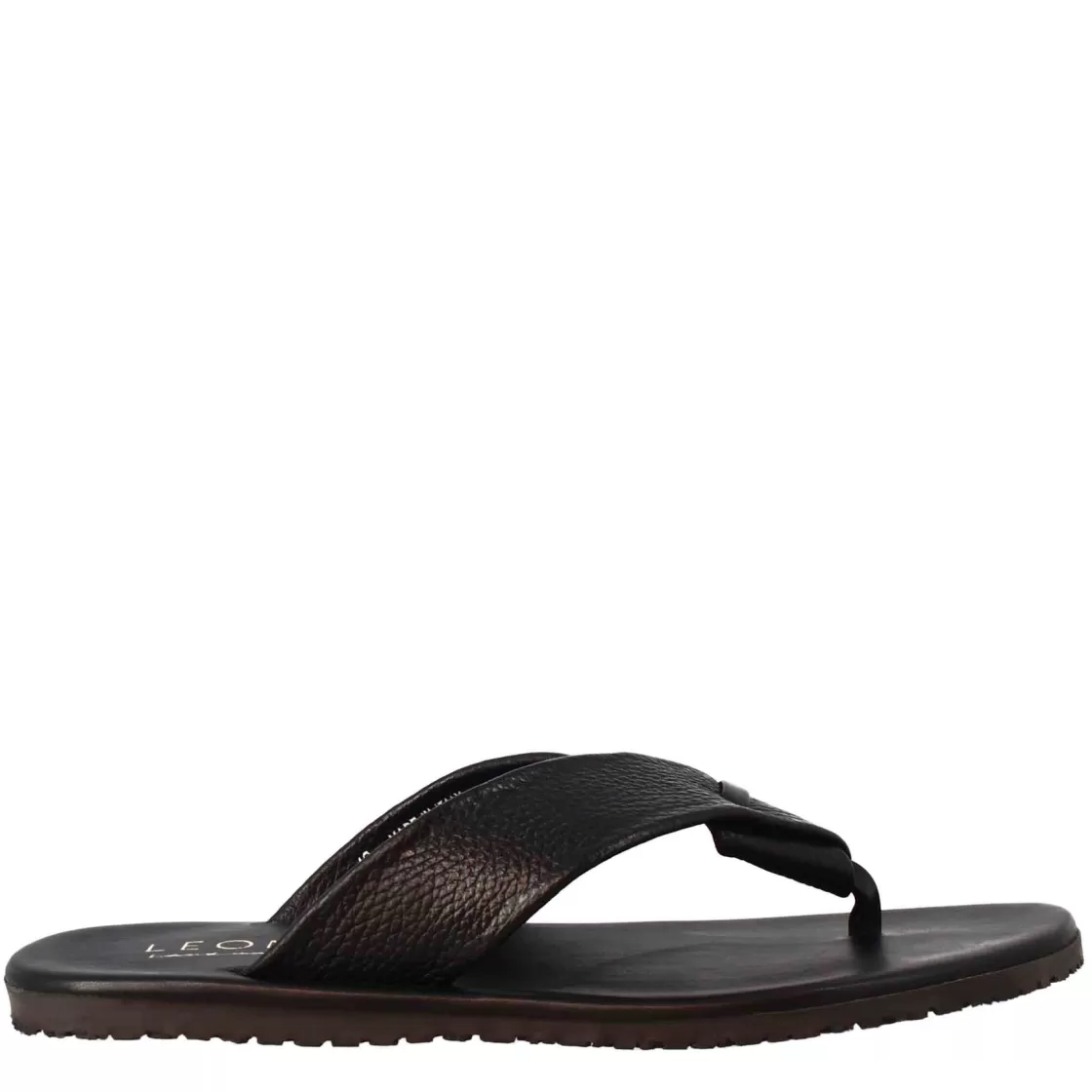 Clearance Leonardo Shoes Sandali Infradito A Ciabatta Da Uomo Fatti A Mano In Pelle Nera Nero