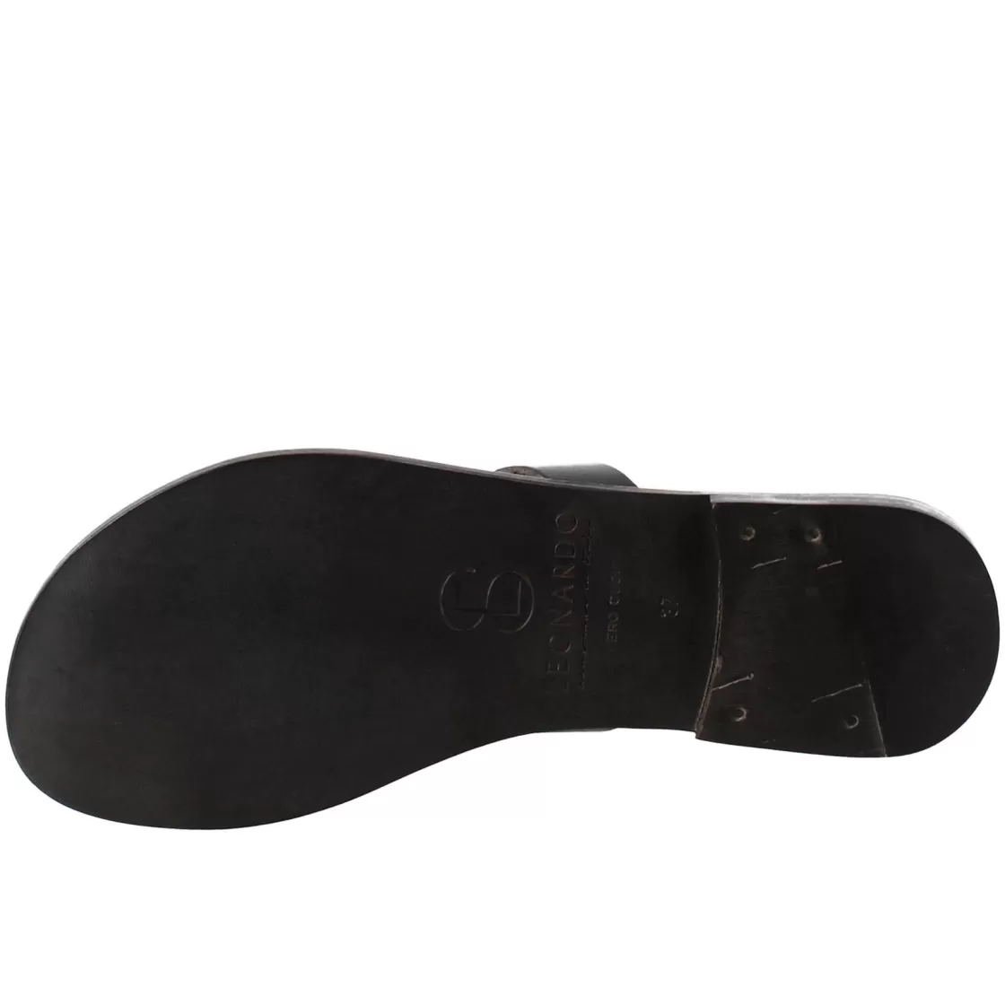 Cheap Leonardo Shoes Sandali Nebula Da Donna Stile Romano Antico In Pelle Nero