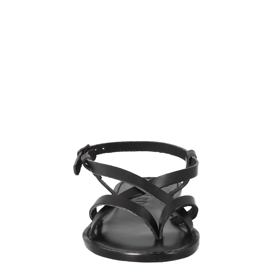 Shop Leonardo Shoes Sandali Solace Da Donna Stile Romano Antico In Pelle Colore Nero