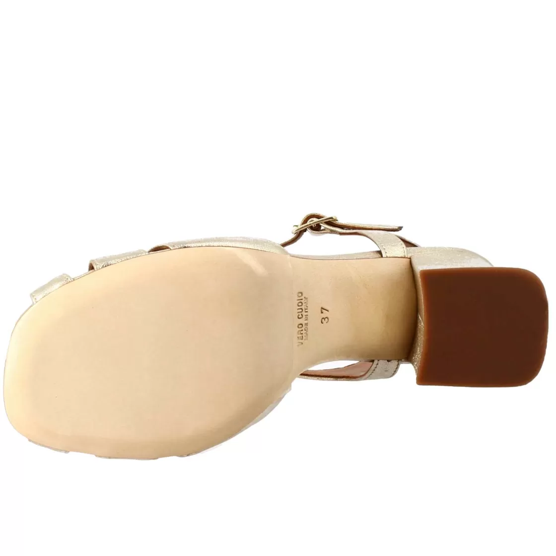 Clearance Leonardo Shoes Sandalo A Gabbia Da Donna In Pelle Colore Platino