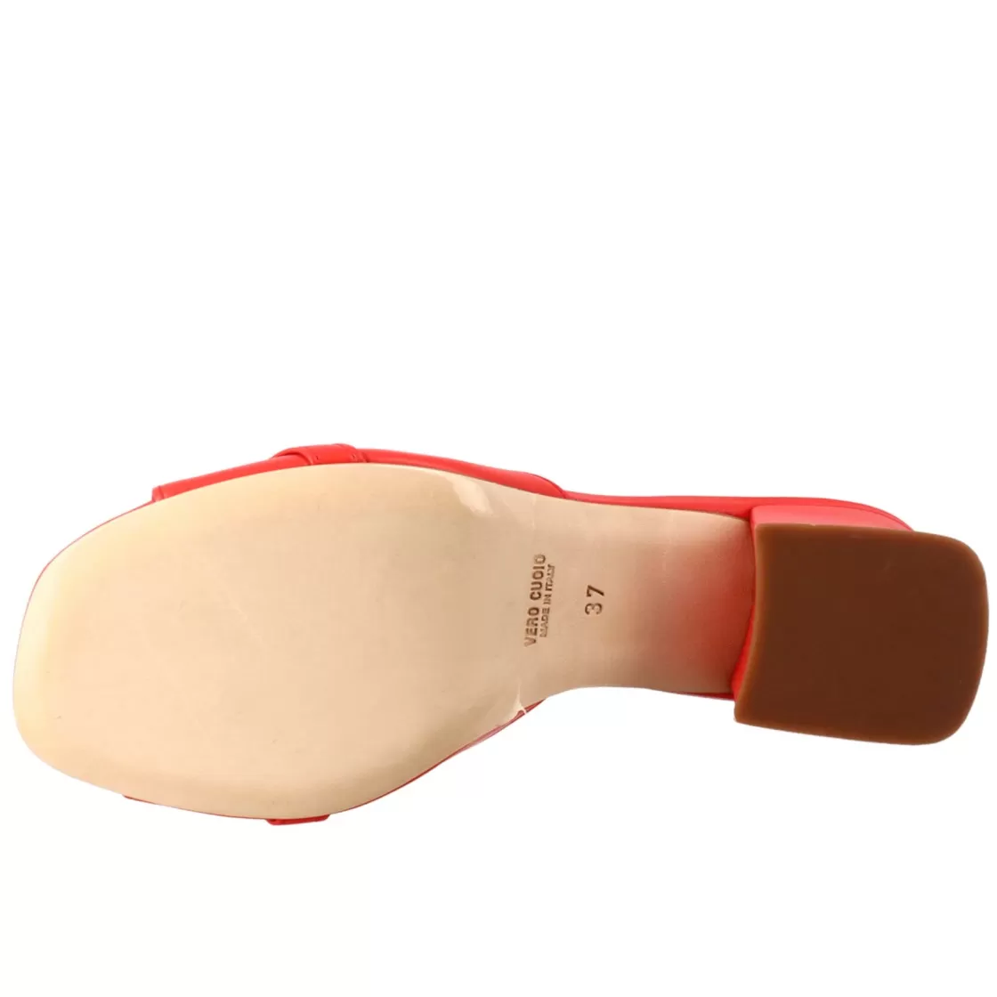 Discount Leonardo Shoes Sandalo Aperto Con Fibbia Da Donna In Pelle Colore Rosso