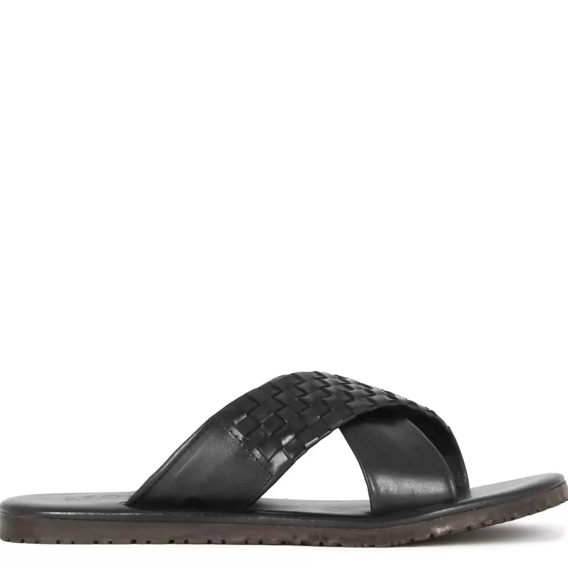 Discount Leonardo Shoes Sandalo Ciabatte A Doppia Fascia Da Uomo In Pelle Colore Fatte A Mano Nero