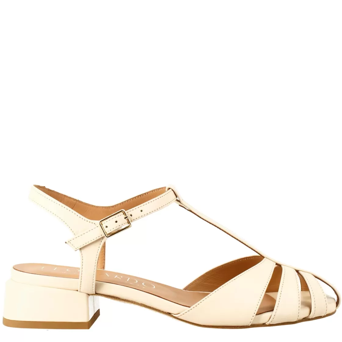 Discount Leonardo Shoes Sandalo Da Donna Colore A Forma Di Gabbia Cipria