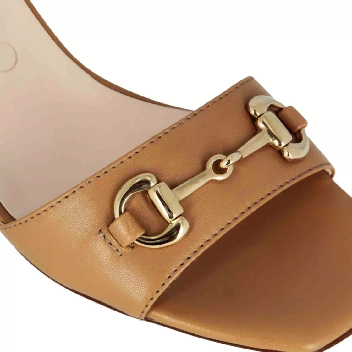 Online Leonardo Shoes Sandalo Da Donna In Pelle Colore Con Morsetto Fatto A Mano Marrone