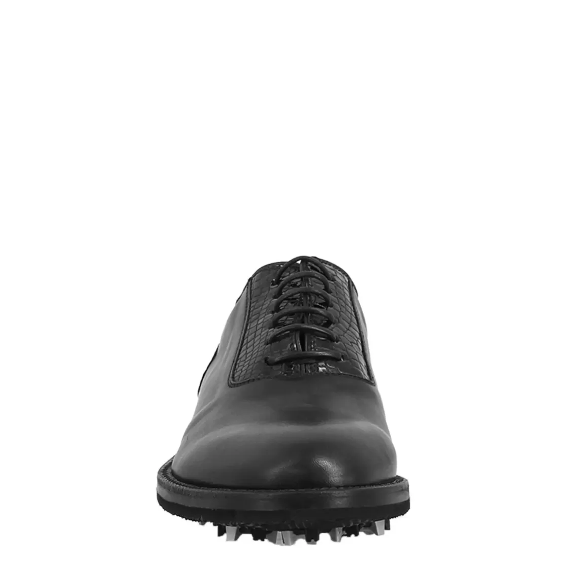 Clearance Leonardo Shoes Scarpe Da Golf Da Uomo Colore Dettagli Brogue Artigianali In Pelle Nero