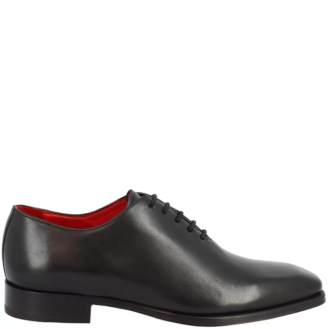 Store Leonardo Shoes Scarpe Da Uomo Fatte A Mano Stringate In Pelle Nera Con Lacci Nero