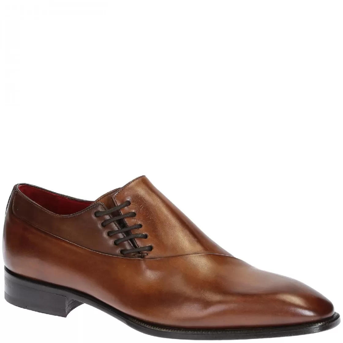 Hot Leonardo Shoes Scarpe Eleganti Da Uomo In Pelle Color Chiaro Marrone