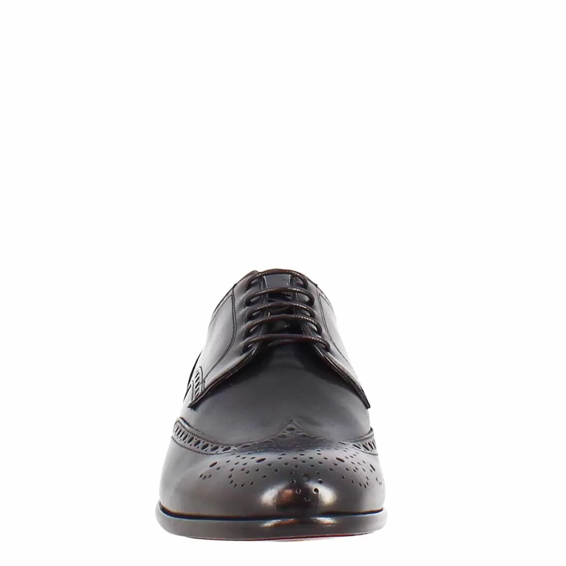 Flash Sale Leonardo Shoes Scarpe Francesine Brogue Da Uomo Fatte A Mano In Pelle Colore Nero