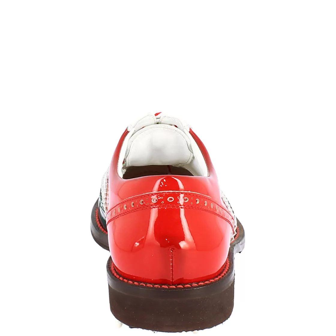 Cheap Leonardo Shoes Scarpe Golf Donna Fatte A Mano Nei Colori Della Bandiera Italiana Multicolor