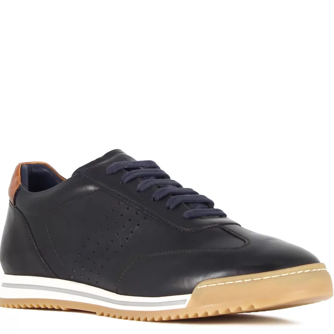 Hot Leonardo Shoes Sneaker Casual Da Uomo In Pelle Colore Blu