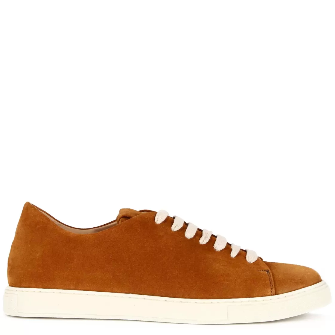 Cheap Leonardo Shoes Sneaker Classica Da Uomo In Pelle Scamosciata Colore Marrone Chiaro