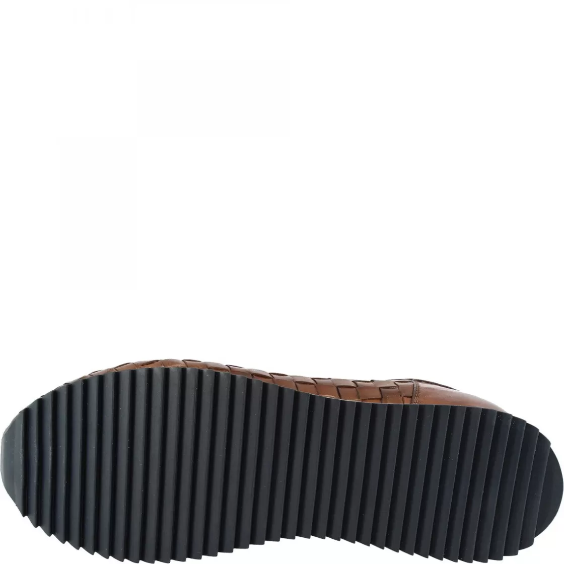 New Leonardo Shoes Sneakers Casual Da Uomo Fatte A Mano In Pelle Intrecciata Brandy Marrone