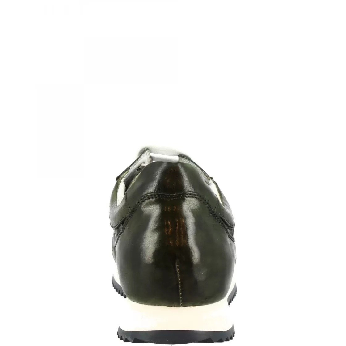 Best Leonardo Shoes Sneakers Casual Da Uomo Fatte A Mano In Pelle Intrecciata Verde