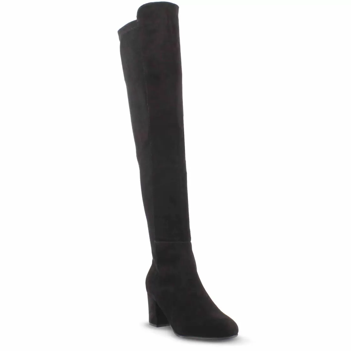 Best Leonardo Shoes Stivale Alto Da Donna In Pelle Scamosciata Gambale Morbido Nero