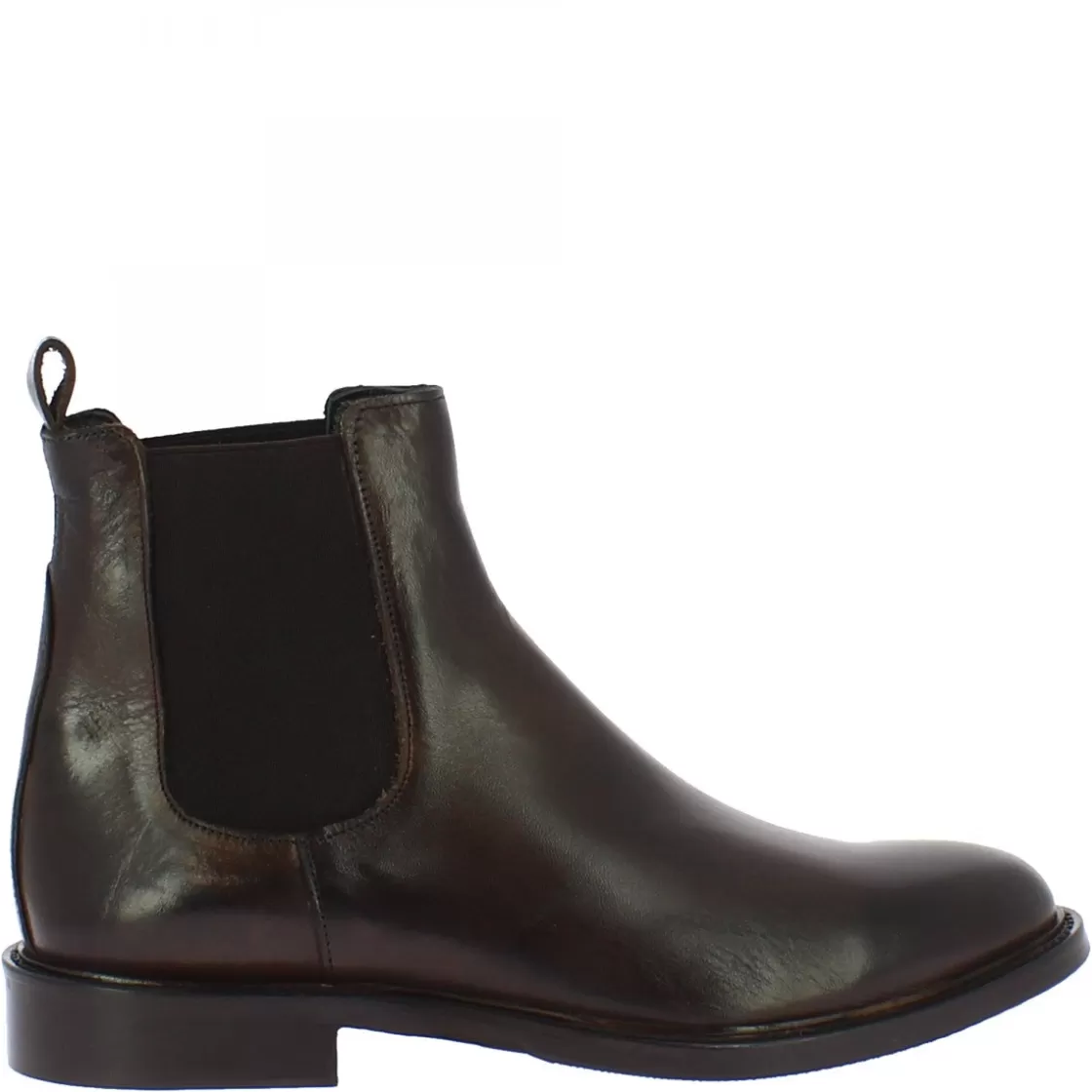 Discount Leonardo Shoes Stivaletti Classici Da Uomo Fatti A Mano In Pelle Marrone