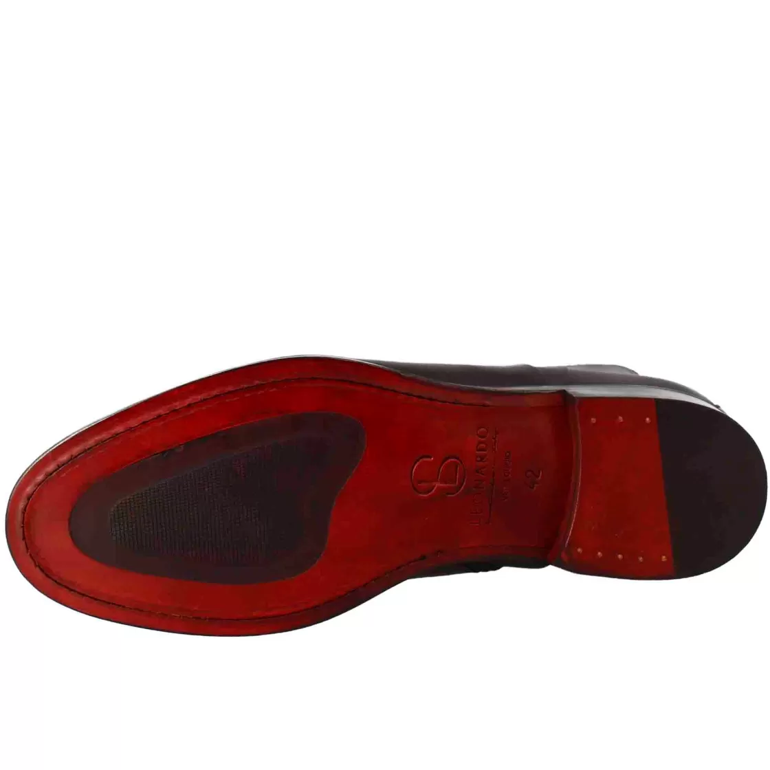 Best Leonardo Shoes Stivaletto Alto Da Uomo In Pelle Colore Cioccolato Con Chiusura Zip Marrone