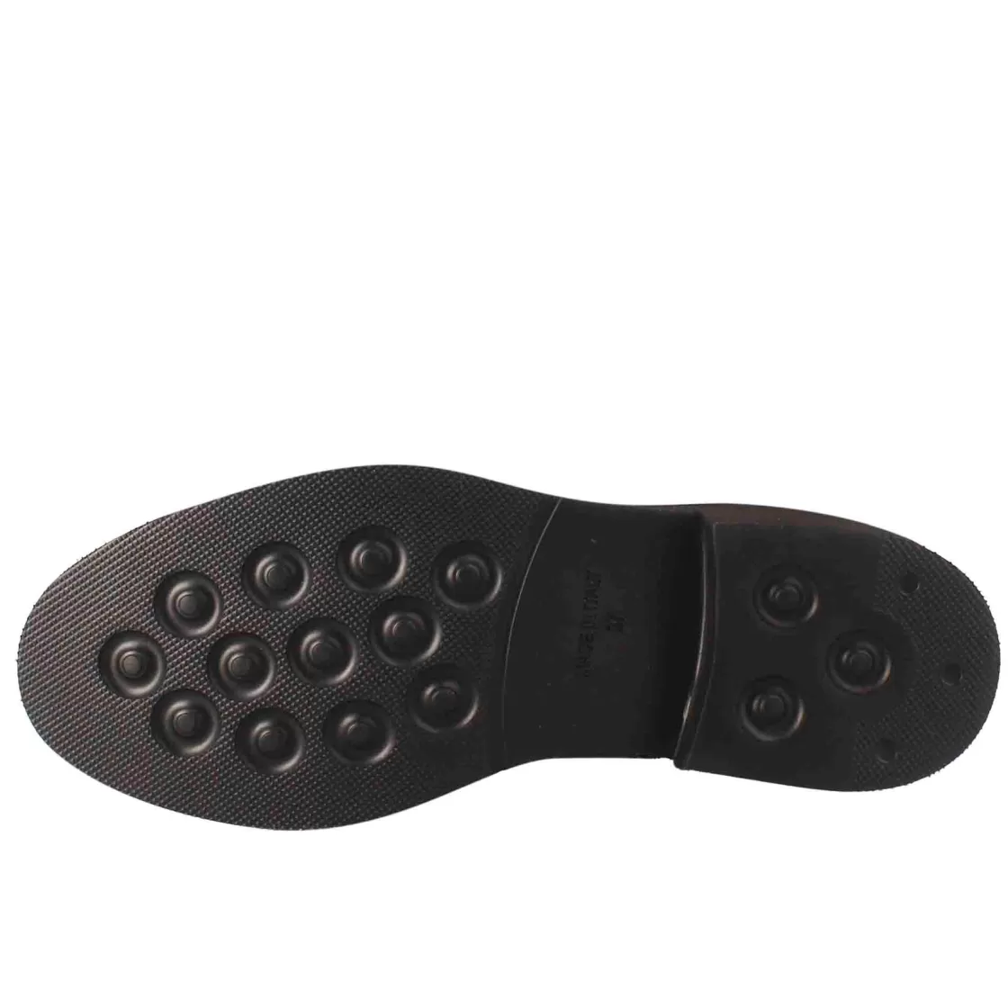 Store Leonardo Shoes Stivaletto Anfibio Da Donna Con Dettagli Brogue Paupa In Pelle Lavata Colore Nero