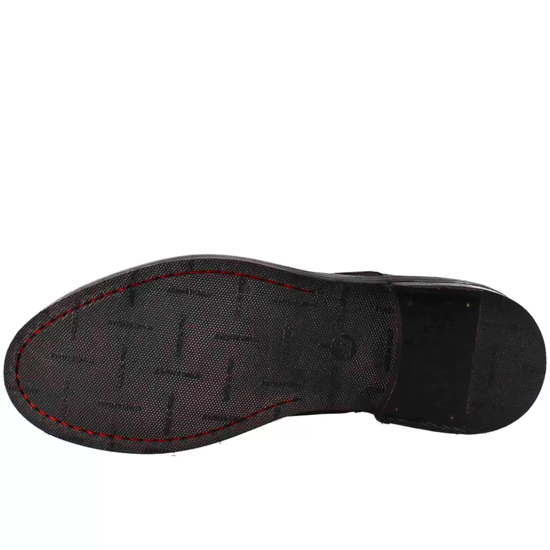 Shop Leonardo Shoes Stivaletto Anfibio Medio Diver Da Uomo In Pelle Lavata Colore Testa Di Moro Marrone