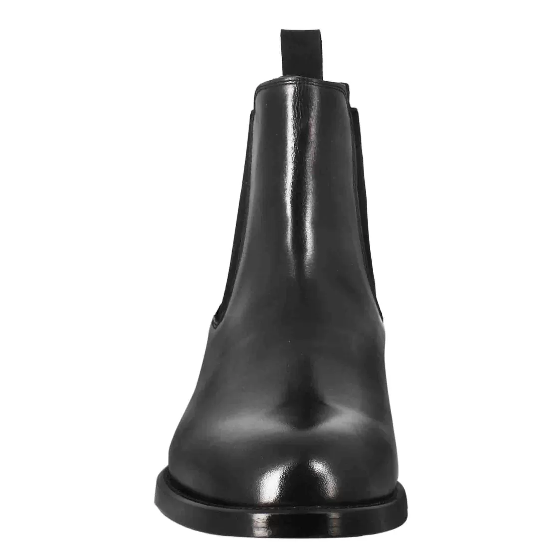 Best Sale Leonardo Shoes Stivaletto Chelsea Da Uomo In Pelle Colore Con Elastico Nero