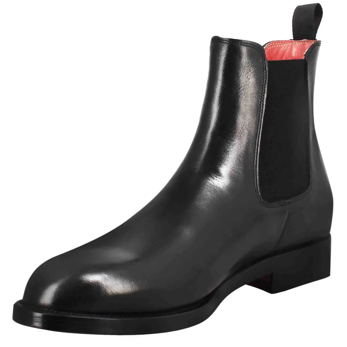 Best Sale Leonardo Shoes Stivaletto Chelsea Da Uomo In Pelle Colore Con Elastico Nero
