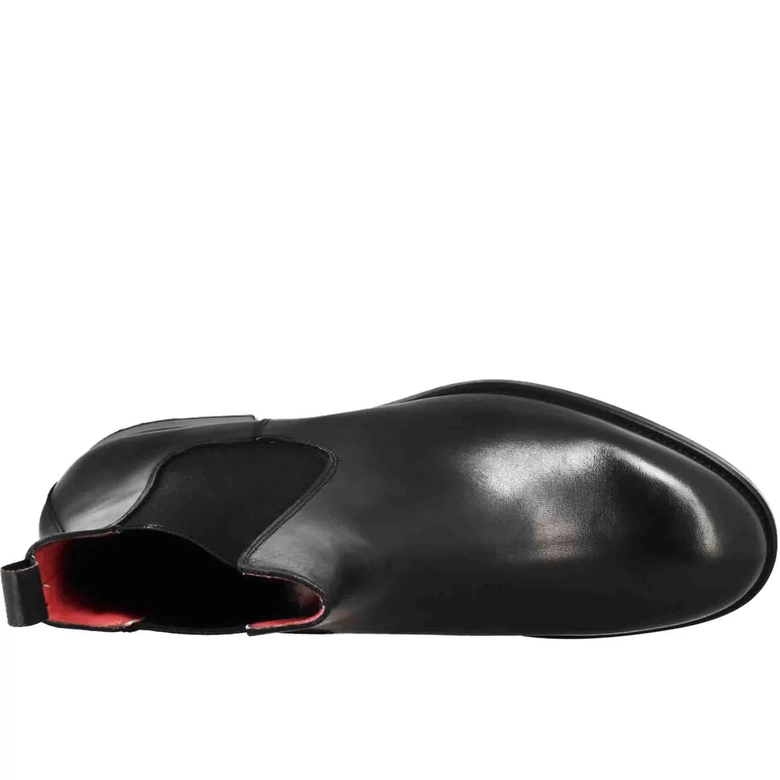 Best Sale Leonardo Shoes Stivaletto Chelsea Da Uomo In Pelle Colore Con Elastico Nero
