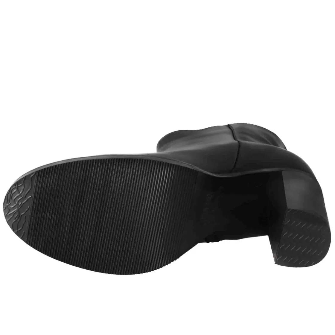 Store Leonardo Shoes Stivaletto Da Donna Liscio Con Tacco Alto In Pelle Colore Nero