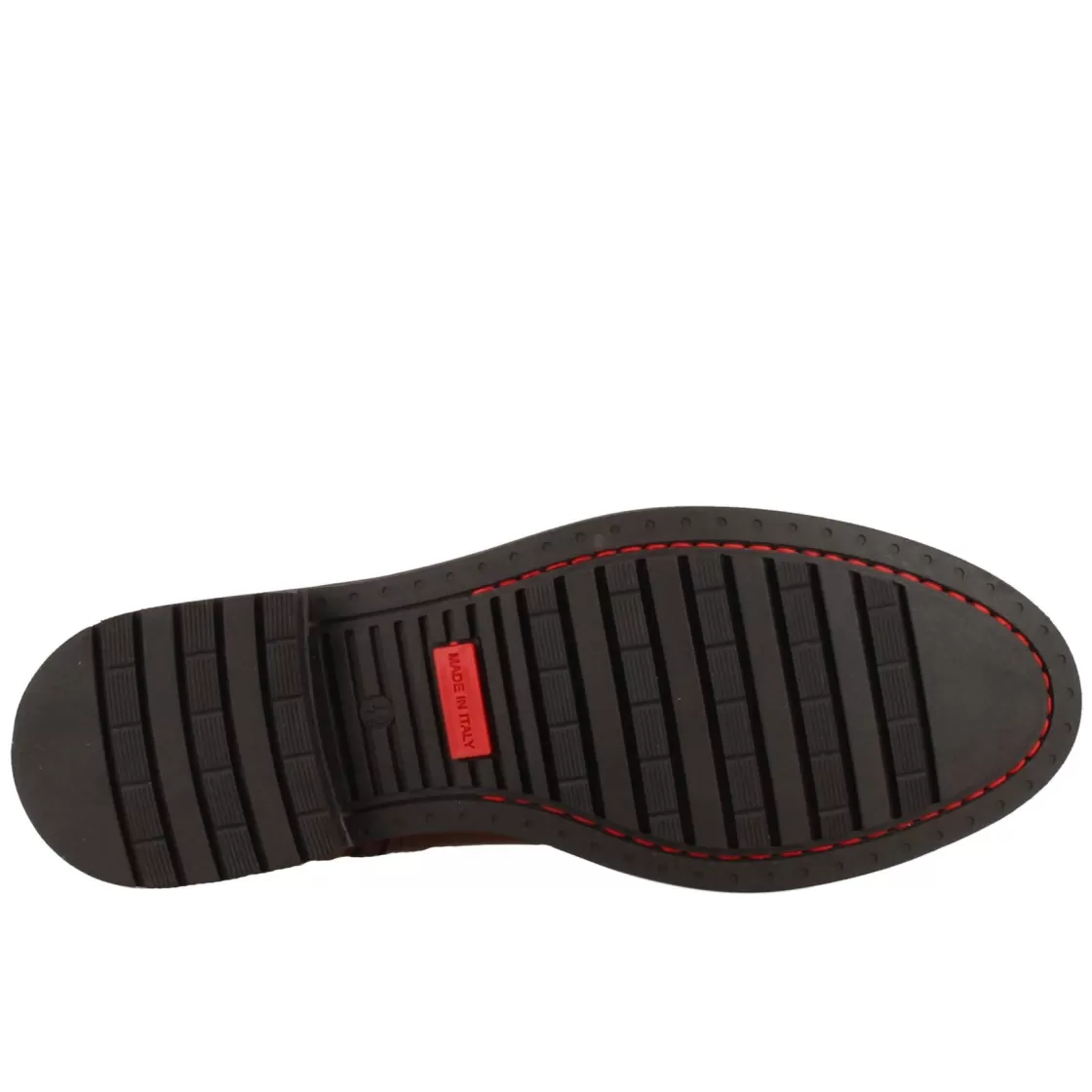 Shop Leonardo Shoes Stivaletto Da Uomo In Pelle Colore E Suola In Gomma Nero
