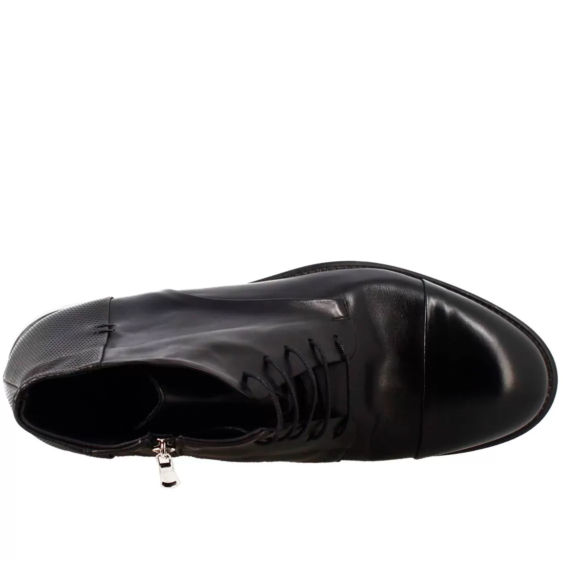 Best Leonardo Shoes Stivaletto Vintage Elegante Da Uomo In Pelle Nero