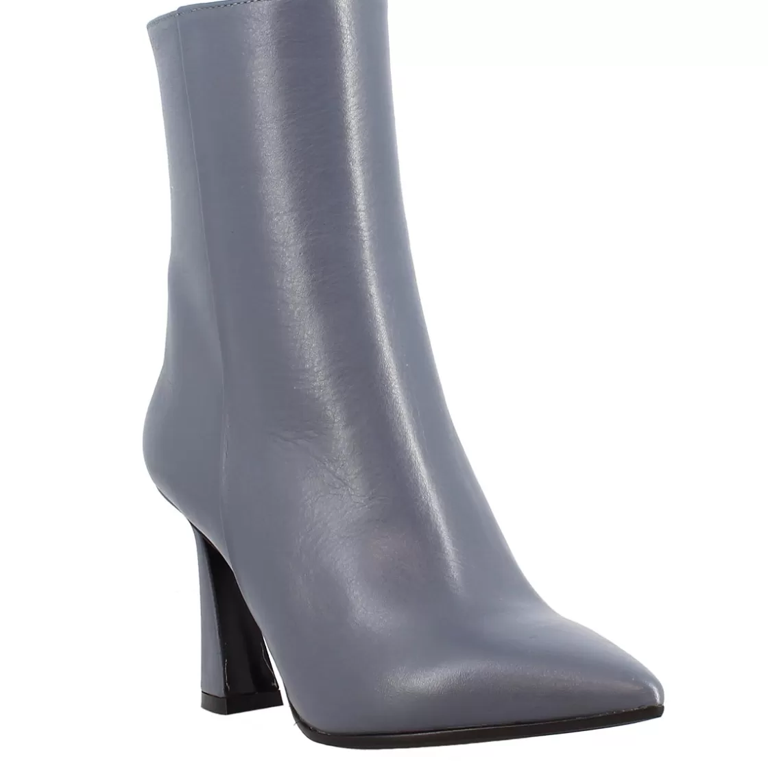 Flash Sale Leonardo Shoes Tronchetto In Pelle Tiffany Color Azzurro