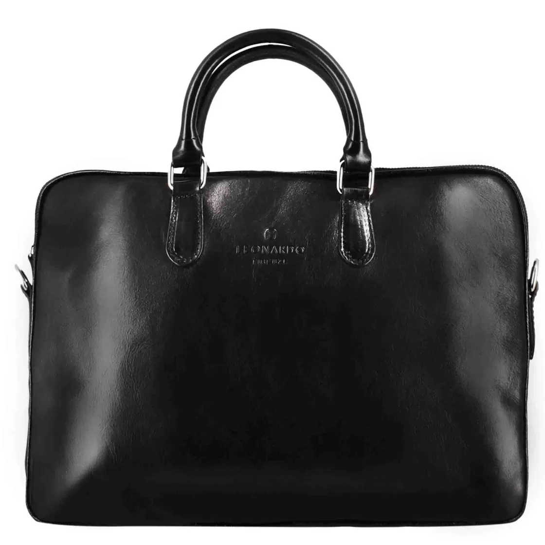 Hot Leonardo Shoes Valigetta Professionale In Pelle Con Tracolla Rimovibile Colore Nero